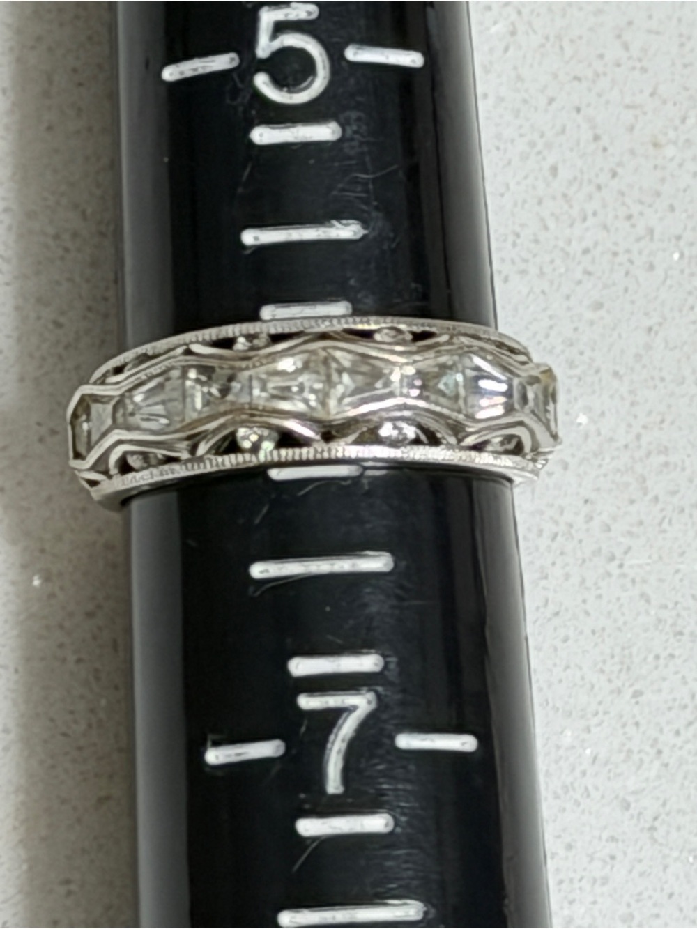 Tacori Sterling Silver Diamonique wedding anniversary Band